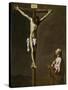 The Crucified Christ with a Painter, c.1650-Francisco de Zurbaran-Stretched Canvas