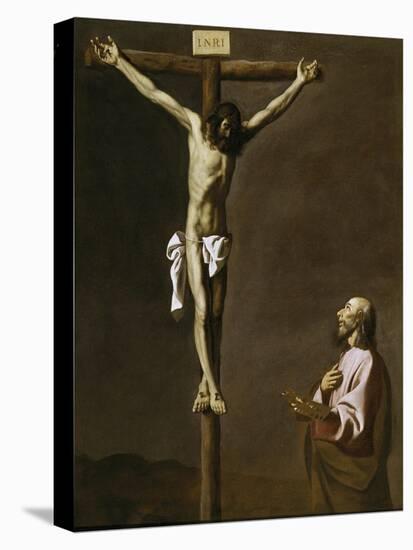The Crucified Christ with a Painter, c.1650-Francisco de Zurbaran-Stretched Canvas