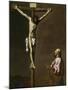 The Crucified Christ with a Painter, c.1650-Francisco de Zurbaran-Mounted Giclee Print