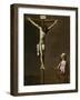 The Crucified Christ with a Painter, c.1650-Francisco de Zurbaran-Framed Giclee Print