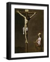 The Crucified Christ with a Painter, c.1650-Francisco de Zurbaran-Framed Giclee Print