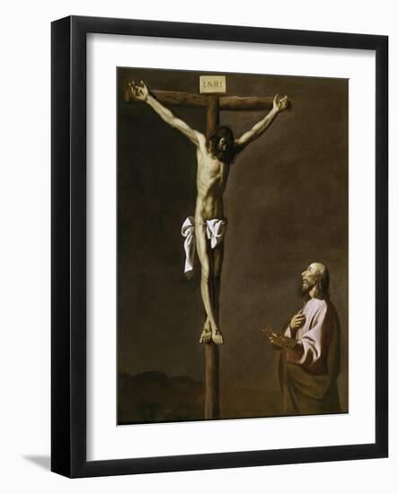 The Crucified Christ with a Painter, c.1650-Francisco de Zurbaran-Framed Giclee Print