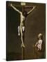 The Crucified Christ with a Painter, c.1650-Francisco de Zurbaran-Stretched Canvas