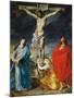 The Crucified Christ with the Virgin Mary, Saints John the Baptist and Mary Magdalene-Sir Anthony Van Dyck-Mounted Giclee Print