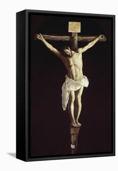 The Crucified Christ-Francisco de Zurbarán-Framed Stretched Canvas