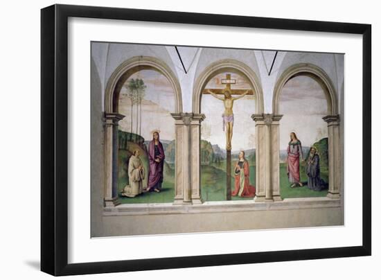 The Crucifixion, 1494-96-Pietro Perugino-Framed Giclee Print