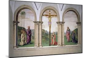 The Crucifixion, 1494-96-Pietro Perugino-Mounted Giclee Print