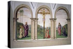 The Crucifixion, 1494-96-Pietro Perugino-Stretched Canvas