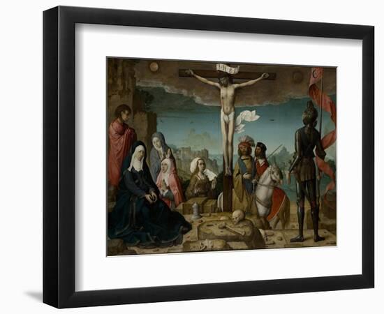 The Crucifixion, 1509-Juan de Flandes-Framed Giclee Print