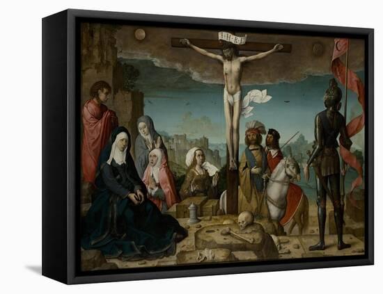 The Crucifixion, 1509-Juan de Flandes-Framed Stretched Canvas