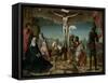 The Crucifixion, 1509-Juan de Flandes-Framed Stretched Canvas