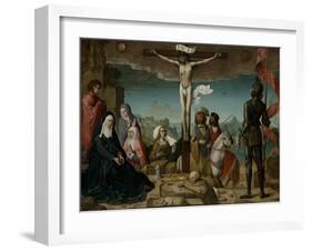 The Crucifixion, 1509-Juan de Flandes-Framed Giclee Print