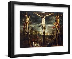 The Crucifixion, 1554-55-Jacopo Robusti Tintoretto-Framed Giclee Print