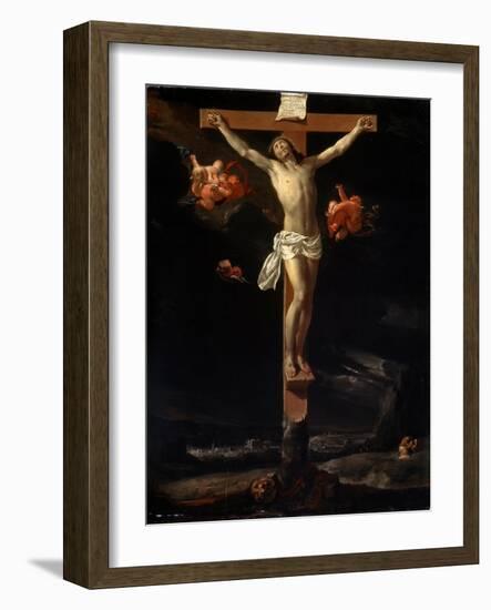 The Crucifixion, 1637-Charles Le Brun-Framed Giclee Print