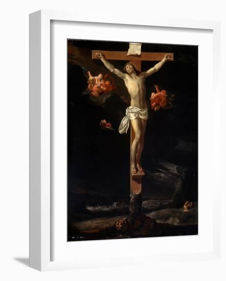 The Crucifixion, 1637-Charles Le Brun-Framed Giclee Print