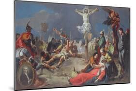 The Crucifixion, 1724-25-Giovanni Battista Tiepolo-Mounted Giclee Print