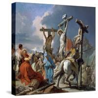 The Crucifixion, 1745-50-Giambattista & Giandomenico Tiepolo-Stretched Canvas