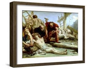 The Crucifixion, 1772-Giovanni Domenico Tiepolo-Framed Giclee Print