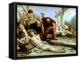 The Crucifixion, 1772-Giovanni Domenico Tiepolo-Framed Stretched Canvas