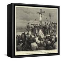 The Crucifixion, a Scene from a Passion Play Performed by British Columbia Indians, Near Vancouver-null-Framed Stretched Canvas