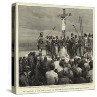 The Crucifixion, a Scene from a Passion Play Performed by British Columbia Indians, Near Vancouver-null-Stretched Canvas