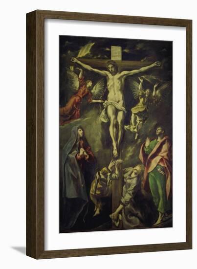 The Crucifixion. after 1590-El Greco-Framed Giclee Print