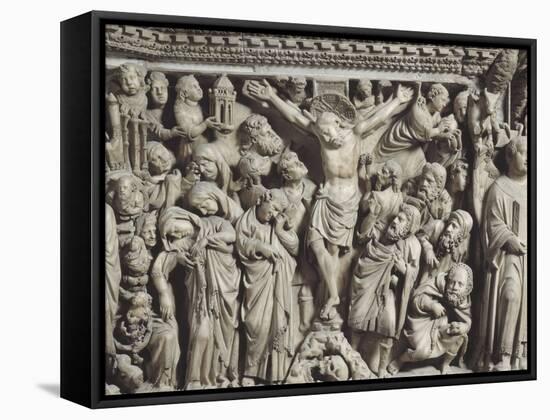 The Crucifixion, by Pisano-null-Framed Stretched Canvas