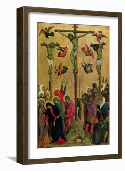 The Crucifixion, C.1315-30-Duccio di Buoninsegna-Framed Giclee Print