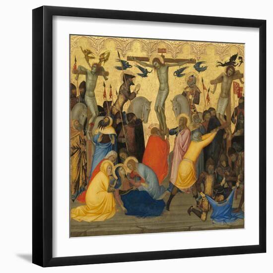The Crucifixion, c.1380-Andrea Vanni-Framed Giclee Print
