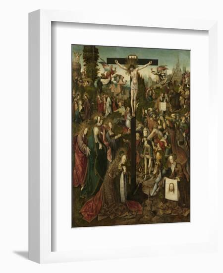 The Crucifixion, C.1507-C.1510-Jacob Cornelisz van Oostsanen-Framed Giclee Print