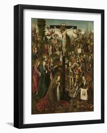 The Crucifixion, C.1507-C.1510-Jacob Cornelisz van Oostsanen-Framed Giclee Print