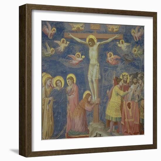 The Crucifixion, circa 1305-Giotto di Bondone-Framed Giclee Print