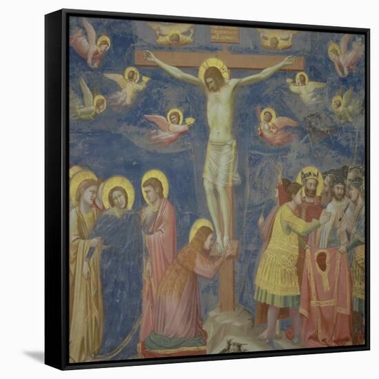 The Crucifixion, circa 1305-Giotto di Bondone-Framed Stretched Canvas