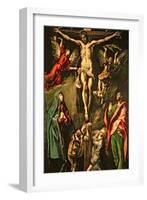 The Crucifixion, circa 1584-1600-El Greco-Framed Giclee Print