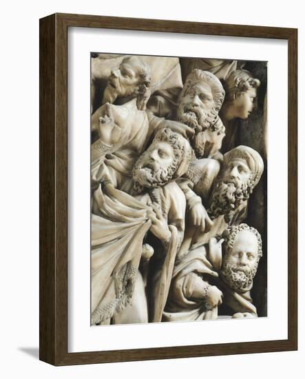 The Crucifixion, Detail from Pergamon or Pulpit-Nicola Pisano-Framed Giclee Print