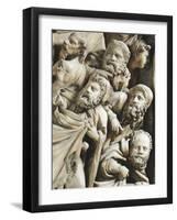 The Crucifixion, Detail from Pergamon or Pulpit-Nicola Pisano-Framed Giclee Print