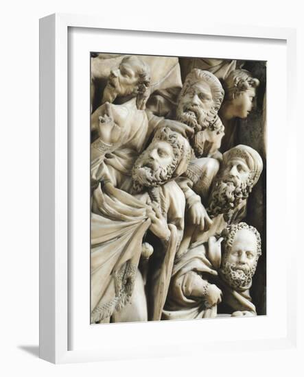 The Crucifixion, Detail from Pergamon or Pulpit-Nicola Pisano-Framed Giclee Print