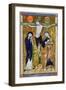 The Crucifixion, from a Psalter, C.1215 (Vellum)-French-Framed Giclee Print