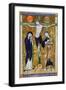 The Crucifixion, from a Psalter, C.1215 (Vellum)-French-Framed Giclee Print