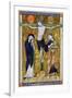 The Crucifixion, from a Psalter, C.1215 (Vellum)-French-Framed Giclee Print