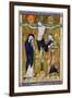 The Crucifixion, from a Psalter, C.1215 (Vellum)-French-Framed Giclee Print