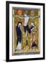 The Crucifixion, from a Psalter, C.1215 (Vellum)-French-Framed Giclee Print