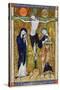 The Crucifixion, from a Psalter, C.1215 (Vellum)-French-Stretched Canvas