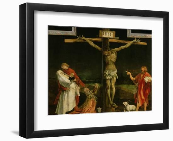 The Crucifixion, from the Isenheim Altarpiece, circa 1512-15-Matthias Grünewald-Framed Premium Giclee Print