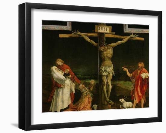 The Crucifixion, from the Isenheim Altarpiece, circa 1512-15-Matthias Grünewald-Framed Giclee Print