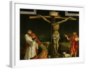 The Crucifixion, from the Isenheim Altarpiece, circa 1512-15-Matthias Grünewald-Framed Giclee Print