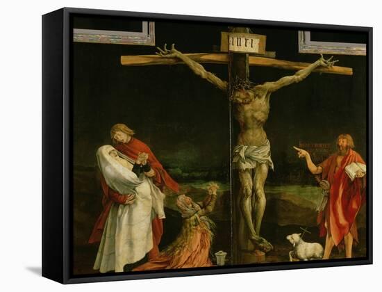 The Crucifixion, from the Isenheim Altarpiece, circa 1512-15-Matthias Grünewald-Framed Stretched Canvas