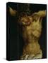 The Crucifixion from the Isenheim Altarpiece, Detail of Christ's Torso, circa 1512-16-Matthias Grünewald-Stretched Canvas