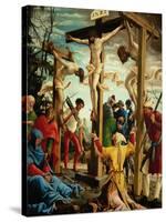 The Crucifixion, from the Saint Sebastian Altar, 1518-Albrecht Altdorfer-Stretched Canvas