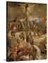 The Crucifixion of Christ, 1565-Jacopo Robusti Tintoretto-Stretched Canvas